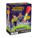 The Original Stomp Rocket Ultra Rocket LED, 4 Rockets - Outdoor Rocket Toy Gift for Boys and Girls- Comes with Toy Rocket Launcher - Ages 5 Years and Up