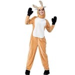 Umorden Unisex Aikuinen Lapsi Joulu Poro Puku Tyttö Naisten Hupullinen Kodikas Fawn Deer Puku Cosplay Onesie Sarjakuva Pyjama