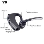 V8 Bluetooth écouteur casque sans fil micro casque audiophile casque d'affaires écouteurs pour iPhone Samsung Huawei Xiaomi-V8