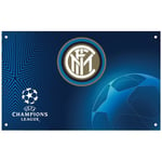 FC Inter Milan Champions League Flag One Size Blå Blue One Size