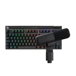 Logitech G Pro X TKL LIGHTSPEED Gaming Keyboard - Blanc + Yeti Studio Bundle