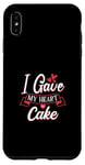 Coque pour iPhone XS Max I Gave My Heart To Cake – Cake Lover Valentine's Day