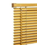 PVC & Wood Wooden Grain Effect Window Venetian Blind Blinds Easy Fit Curtains Trimmable Fittings Windows Treatment Privacy Shutters Twist Open Close (Teak-Wood Grain Effect, 45x150)