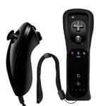 Wii Mote Motion Plus + Nunchuk  Nintendo Wii / Wii U Svart