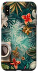 Coque pour iPhone XS Max White Pop Art Tropical Magic Book Floral Coffee Books