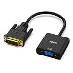 BENFEI Adaptateur Actif DVI-D vers VGA, DVI-D 24 + 1 vers Adaptateur VGA mâle vers Femelle