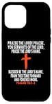 Coque pour iPhone 12 Pro Max Psaumes 113:1-2 Écritures des versets de la Bible