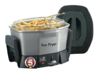 FRITEL Starter FF 1200 Fun Fryer - Fritös - 1.5 liter - 1.4 kW - svart/grå/silver