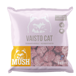 Mush Vaisto Cat Kyckling-Gris 3 kg - Köttbullar 3-pack