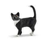 Schleich- Figurine Chat Debout Farm World, 13770, Multicolore, Taille Unique