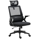 Rootz Vinsetto kontorsstol - Ergonomisk stol - Justerbar stol - Svankstöd - Lutningsfunktion - 58cm x 61cm x 102-119cm