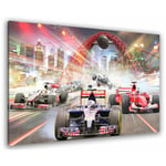 Tableau deco course de f1 à dubai - 80x50 cm