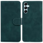 SATURCASE Coque pour Samsung Galaxy A15, Toucher Confortable PU Cuir Magnétique Flip Portefeuille Support Porte-carte Protecteur Housse Étui pour Samsung Galaxy A15 (FG-Vert)