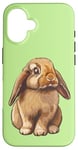 Coque pour iPhone 16 Mini Holland Lop Bunny Rabbit Lover