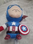 Captain America Talking Soft Plush Toy  Marvel Avengers  New With Tags Undergrou