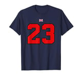 College 23 Number Style Vintage UK Flag T-Shirt