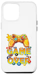 Coque pour iPhone 12 Pro Max Game Over Vintage Retro Jeux Vidéo Gaming