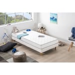 Matelas 90x200 cm HAHTUVA - Mousse - Ferme - 14 cm - 5 zones - DEKO DREAM