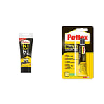 Pattex Ni Clou Ni Vis Extra Fort & Rapide, colle de fixation surpuissante, colle rapide qui permet une prise instantanée, colle blanche, tube 260 g & 1472001 Colle forte multi tube 20 g