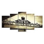 5 Panel Anfield Stadium Print Canvas Art Wall Unframed Paintings For Living Room Wall Picture 20X30 20X40 20X50