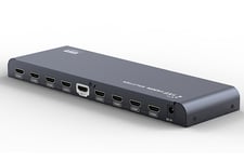 Deltaco HDMI splitter  1 source to 8 displays  support 4K in 60Hz  black