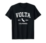 Volta California CA Vintage Athletic Sports Design T-Shirt