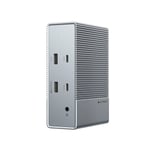 Targus HDG215-EUZ grensesnitt-hub USB 3.2 Gen 2 (3.1 Gen 2) Type-C Sølv