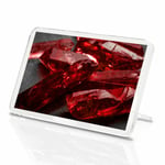 1 x Awesome Deep Red Uncut Ruby Crystals Classic Fridge Magnet Kitchen#3613