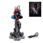 Symbiotic Spider-Man Venom 15in Figure LED Statue Model Collect Toys Xmas Gift