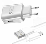 Super Pack Chargeur + Câble pour Huawei P Smart 2021 Fast Charger Ultra-Puissant et Rapide Nouvelle Generation 3A avec Cable Type C Chargement/Transfert de données