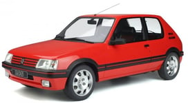 GT SPIRIT - Voiture de couleur rouge - PEUGEOT 205 GTI 1.9 - 1/8 - GT800401