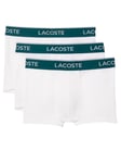 Lacoste Mens boxer shorts - White Cotton - Size Medium