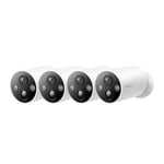 Tapo C425 Smart Wire-Free Security Camera (4 Pack)