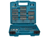 Makita E-11689, Elektriskt Multiverktyg, Borrsats, Metall, Sten, Trä, 3 - 10 Mm, 4 - 7.5 Mm, 3X60, 4X75, 5X85, 6X100, 7X120, 8X120, 10X120, 8X300, 10X300 Mm