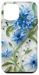 Coque pour iPhone 12 mini Fleur Bleu Bleuet Floral Nature Femme Filles Fleurs