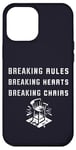 Coque pour iPhone 12 Pro Max Breaking Rules Hearts Chaises amusantes assorties Team Squad Pun