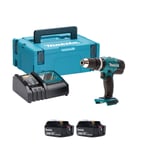 Makita DHP453RGJ-2 18v LXT Combi Drill (2x6Ah)