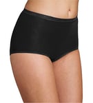 Sloggi Women's Basic+ Maxi 4 Pack Brief, Black, 28 UK