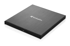 Verbatim – Slimline - Disk drive - DVD±RW (±R DL) - 8x - USB 3.2 Gen 1 - external (43886)