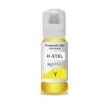 1 Yellow Refill Ink Bottle 70ml for HP Smart Tank 5106, 555, 7006, 7306, 7606