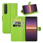 Sony Xperia 1 Iii      PU Wallet Case    [Green]