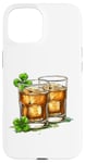 iPhone 15 St. Patricks Day Paddys Design Fun to Beers Whiskey Party Case