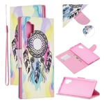 Samsung Wonderland Galaxy Note 10 Pro flip kotelot - Unisieppari Pinkki