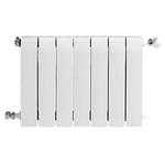 Radiateur en aluminium à haute émission thermique, batterie 7 éléments, série Dubal 60, 8,2 x 56 x 57,1 cm (référence : 194A25701)