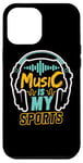 Coque pour iPhone 12 Pro Max Music is my Sports Musicien Producteur Artiste Ingénieur Audio