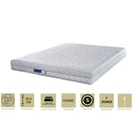 Provence Literie - Matelas 80x190 x 20,5 cm Ferme - Spécial Sommier Electrique - Déhoussable Housse Lavable - 7 Zones de Confort - ame rembourrage