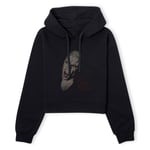 Buffy The Vampire Slayer Distress Spike Women's Cropped Hoodie - Black - XS - Noir