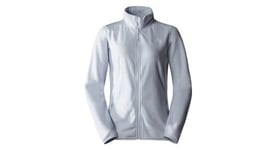 Veste polaire femme the north face 100 glacier full zip bleu clair