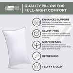 BedStory Down Alternative Bed Pillows Pack of 2, Bounce Back Support Pillow, 2