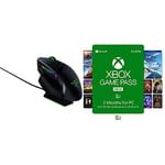Razer Basilisk Ultimate - Wireless Gaming Mouse with 11 Programmable Buttons (HyperSpeed Technology, Optical Focus + Sensor, Optical Mouse Switch) & Charging Station + Xbox Game Pass for PC (3 Months)